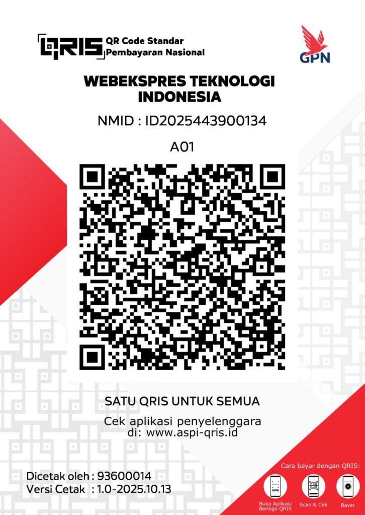 QRIS PT Webekspres Teknologi Indonesia